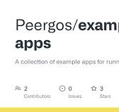 GitHub - Peergos/example-apps: A collection of example apps ...